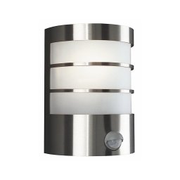 Philips 17475/47/PN - Iluminação de parede exterior com sensor 1xE27/60W/230V IP44