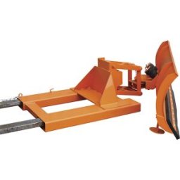 Eichinger Lâmina de neve para empilhadora , com barra raspadora de poliuretano, largura da placa 1800 mm, laranja, 210 x 70 mm, Lâmina de neve para empilhadora, com barra raspadora de poliuretano, largura da placa 1800 mm, laranja, 210 x 70 mm. Recolha rá
