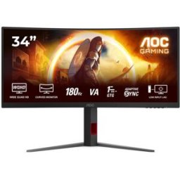 Monitor Curvo AOC Gaming 34" CU34G4 Fast VA WQHD 180Hz 0.5m
