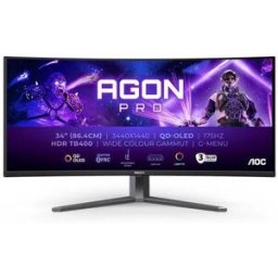 Monitor Curvo AOC Gaming 34" AG346UCD QD-OLED UWQHD 175Hz 0