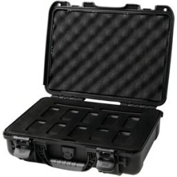 Nanuk 910 mala com espuma para 10 relógios, preto
