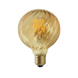 Lâmpada LED VINTAGE AMBER G95 E27/4W/230V 2700K