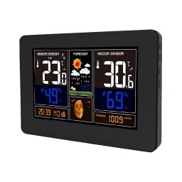 Solight TE81WiFI - Estação meteorológica com ecrã LCD a cores 2xAA/5V Wi-Fi Tuya