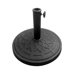 Fieldmann - Suporte para guarda-sol resina preto