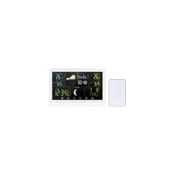 Solight TE110W - Estação meteorológica com visor a cores 5V/2xAAA, branca