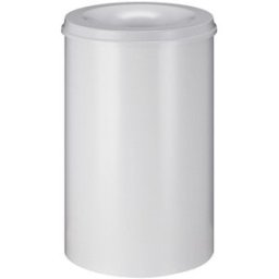 kaiserkraft Cesto de papéis de segurança, aço, ignífugo, capacidade 110 l, AxØ 720 x 470 mm, corpo branco / cabeça de extinção branca, Cesto de papéis de segurança, aço, ignífugo, capacidade 110 l, AxØ 720 x 470 mm, corpo branco / cabeça de extinção branc