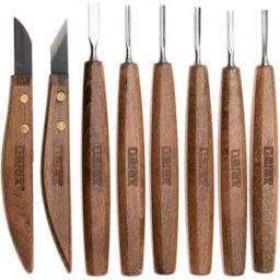Narex Profi Detail Carving Set 869010, conjunto de goivas finas, 8 unidades