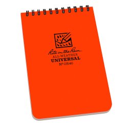 Rite in the Rain Top Spiral Notebook 4x6 Orange