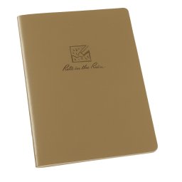 Rite in the Rain Large Stapled Notebook Tan