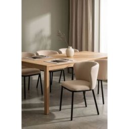 Presentes Miguel Cadeira Nati Tecido - Beige
