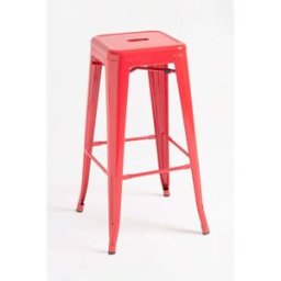 Presentes Miguel Pack 6 Bancos Torix Altos 76 cm - Vermelho