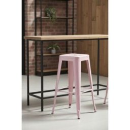 Presentes Miguel Banco Torix Alto 76 cm - Algodão Doce Rosa