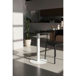 Presentes Miguel Mesa Firro Redonda 70cm Branco - Preto