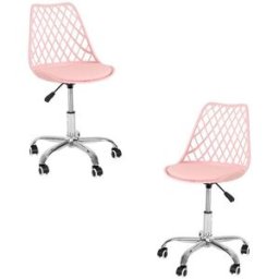 Presentes Miguel Pack 2 Cadeiras Mima Office - Rosa
