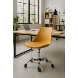 Presentes Miguel Cadeira Blok Office - Mostarda