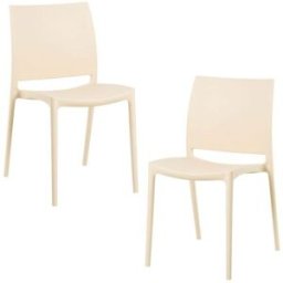 Presentes Miguel Pack 2 Cadeiras Dalen - Beige