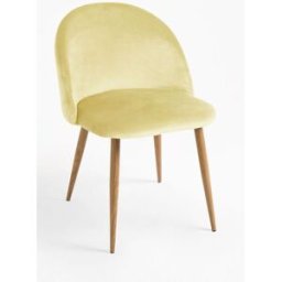 Presentes Miguel Pack 2 Cadeiras Vint Veludo - Amarelo dourado