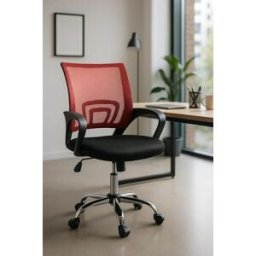 Presentes Miguel Cadeira Midi Pro - Vermelho e Preto