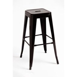 Presentes Miguel Pack 6 Bancos Torix Altos 76 cm - Preto