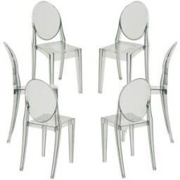 Presentes Miguel Pack 6 Cadeiras Diam - Transparente