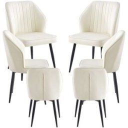 Presentes Miguel Pack 6 Cadeiras Wenye - Branco