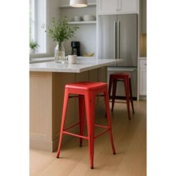 Presentes Miguel Banco Torix Vintage 73 cm - Vermelho vintage