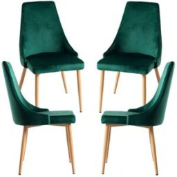 Presentes Miguel Pack 4 Cadeiras Stoik Wood - Verde