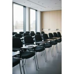 Presentes Miguel Pack 4 Cadeiras Ofis Chrome com Pá - Preto