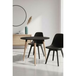 Presentes Miguel Mesa Tower Redonda 80 cm - Preto