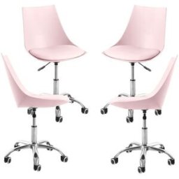 Presentes Miguel Pack 4 Cadeiras Blok Office - Rosa