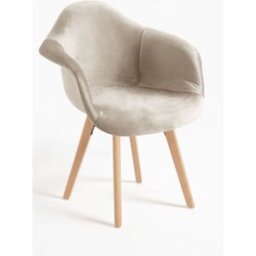 Presentes Miguel Pack 6 Cadeiras Belu Veludo - Beige
