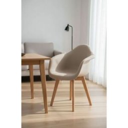 Presentes Miguel Cadeira Belu Tecido - Beige