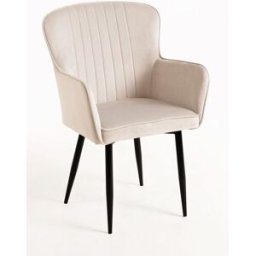 Presentes Miguel Pack 4 Cadeiras Dalye Veludo - Beige
