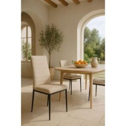 Presentes Miguel Pack 4 Cadeiras Lauter Tecido - Beige