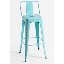Presentes Miguel Pack 6 Bancos Torix Encosto 100 cm - Azul céu