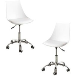 Presentes Miguel Pack 2 Cadeiras Blok Office - Branco