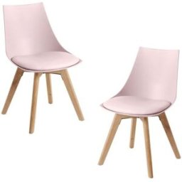 Presentes Miguel Pack 2 Cadeiras Blok - Rosa