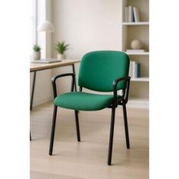 Presentes Miguel Pack 4 Cadeiras Ofis com Braços - Verde