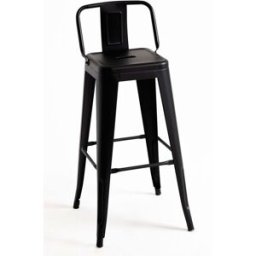 Presentes Miguel Pack 2 Bancos Torix Encosto 100 cm - Preto mate