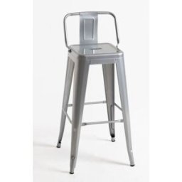 Presentes Miguel Pack 4 Bancos Torix Encosto 100 cm - Cinza metalizado