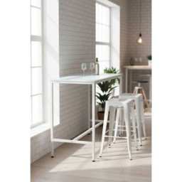 Presentes Miguel Mesa Biro Alto Retangular 120 x 60 cm - Branco