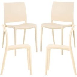 Presentes Miguel Pack 4 Cadeiras Dalen - Beige