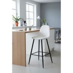 Presentes Miguel Banco de tecido Black Teok - Beige