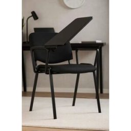 Presentes Miguel Pack 4 Cadeiras Ofis com Pá e Braço - Preto