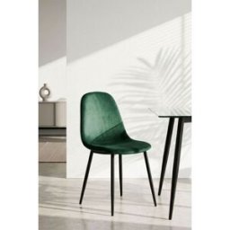 Presentes Miguel Cadeira Teok Black Veludo - Verde