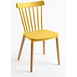 Presentes Miguel Pack 4 Cadeiras Leka - Amarelo