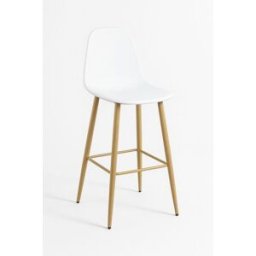 Presentes Miguel Pack 2 Bancos Teok Couro Sintético - Branco