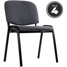 Presentes Miguel Pack 4 Cadeiras Ofis - Cinza