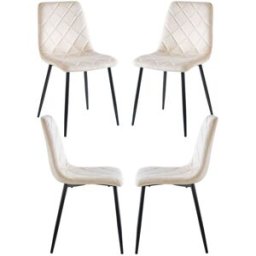 Presentes Miguel Pack 4 Cadeiras Drat - Beige