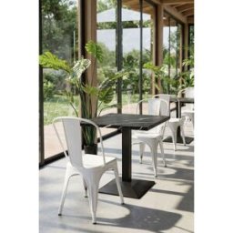 Presentes Miguel Mesa Kuat Black 70 cm - Mármore Preto